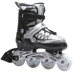 Enero Pro Roller Skates-Roller Skates-Ice Skating 4in1 Led 38-41 Gray szürke skates, roller skates