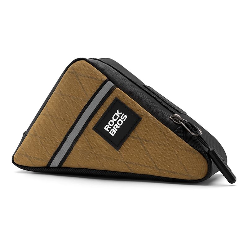 Rockbros Triangle Bike Frame 0.3l - Brown brązowy \ 0.3 l táska