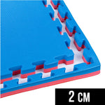 DBX Bushido Exercise mat with Safety Certificate - Puzzle 1x1m - Tatami mats, puzzle, training equipment