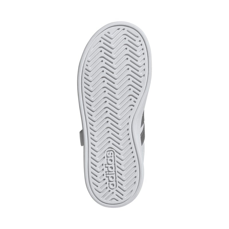 Adidas Grand Court 3.0 Kids' White and ezüst cipő
