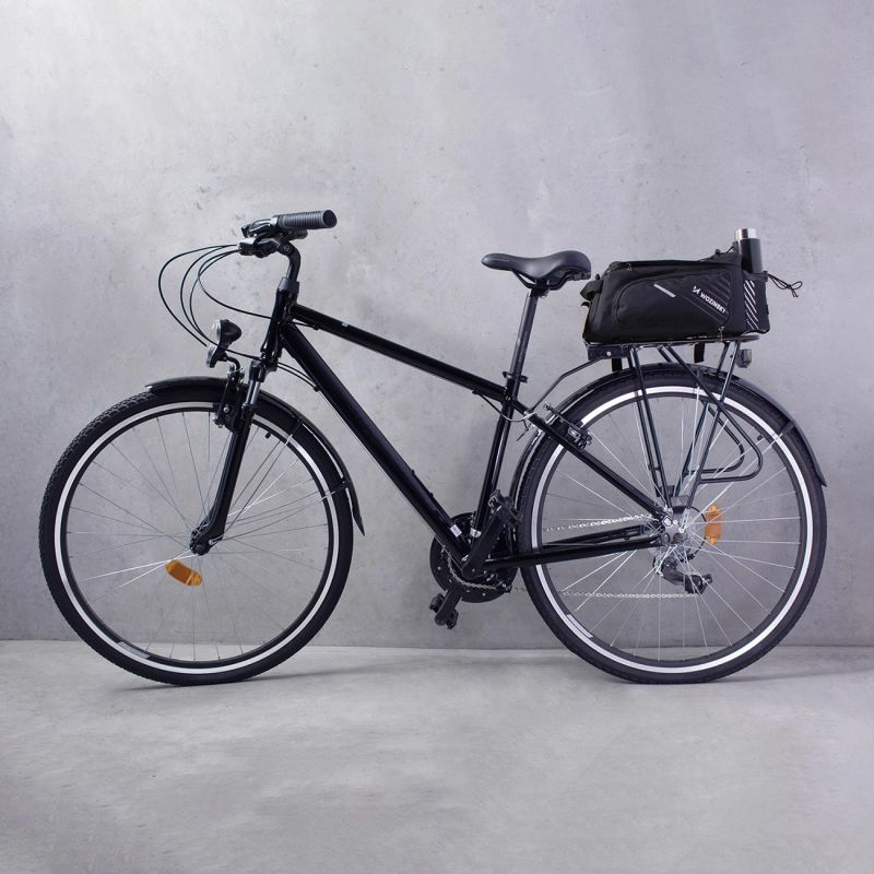 Wozinsky Bike Pannier Rack with Shoulder Strap 9L (Rain Cover Included) Black ( ) fekete táska 304004-63973