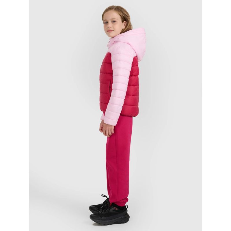 4f Girls' down jacket with synthetic filling 4FJRAW25TDJAF0771-54S Ruházat