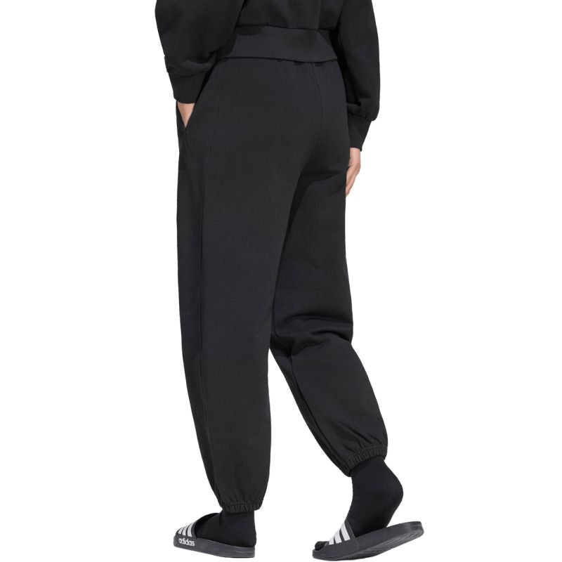 Adidas Kit Small Logo Regular Cuffed Women's Pants Black 2xs kapucnis pulóver KU7935