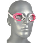 Enero Pink Swimming Goggles With Plugs rózsaszín goggles, training equipment
