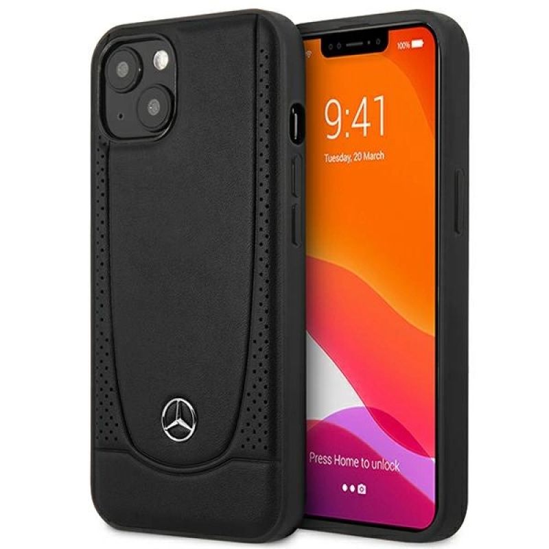 Mercedes MEHCP14MARMBK iPhone 14 Plus 6.7 " / black hardcase Leather Urban fekete pulóver