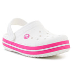 Crocs Crocband Kids Clog White/Pink Crush