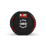 Body Sculpture TPU dumbbell BW 133 14 KG fekete edzőfelszerelés BW13314KG