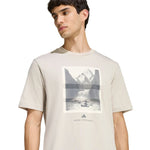 Adidas Men's Outdoor Kayaking Graphic T-shirt bézs póló