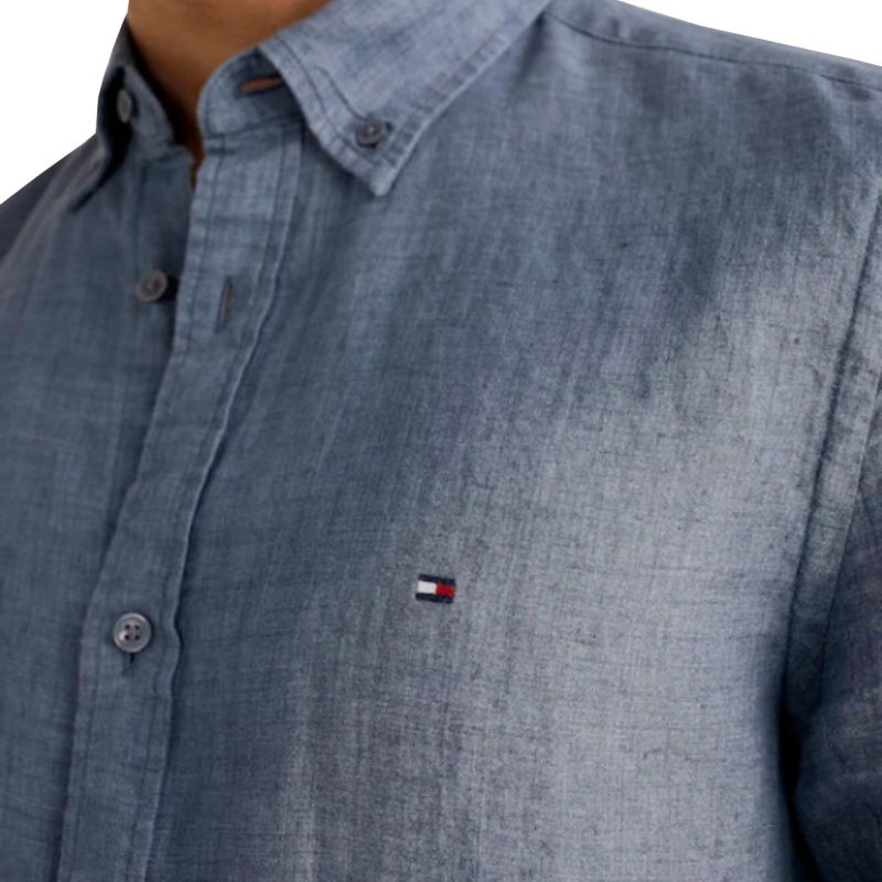 Tommy Hilfiger Pigment Dyed Linen shirt M MW0MW23147 Póló
