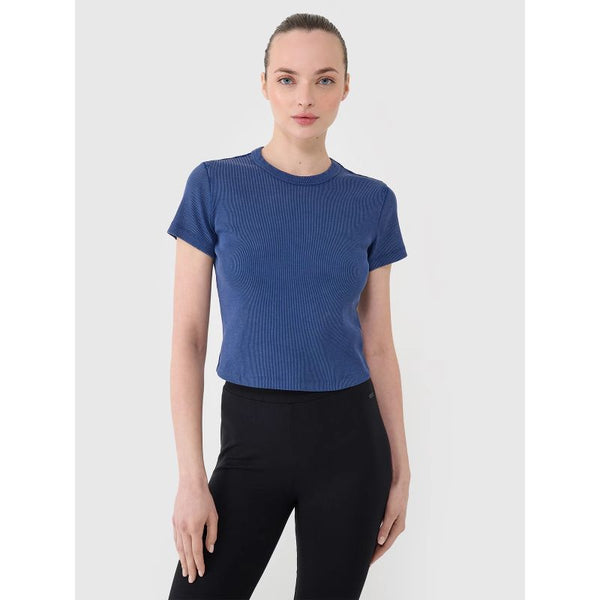 4f Women's slim ribbed t-shirt 4FRSS25TTSHF2696-31S General