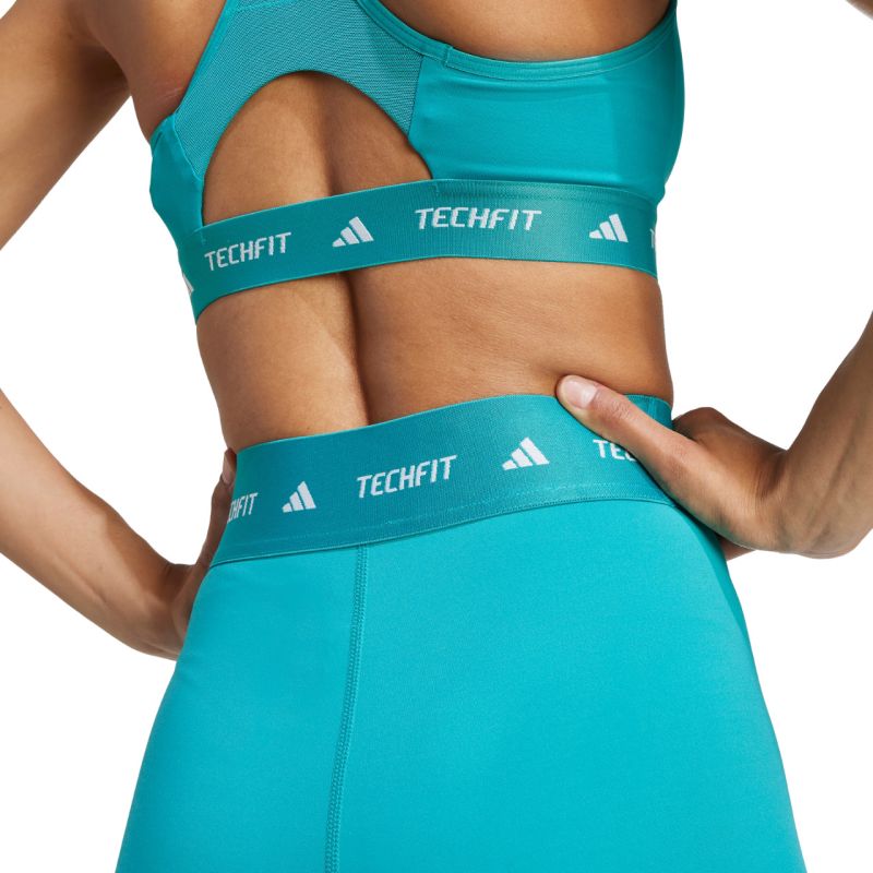 adidas Techfit Turquoise Women's Shorts JW7561 Ruházat