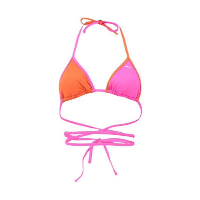 Puma Swim Women Wrap Triangle 1P Bikini Top Bra 938065-02 Ruházat