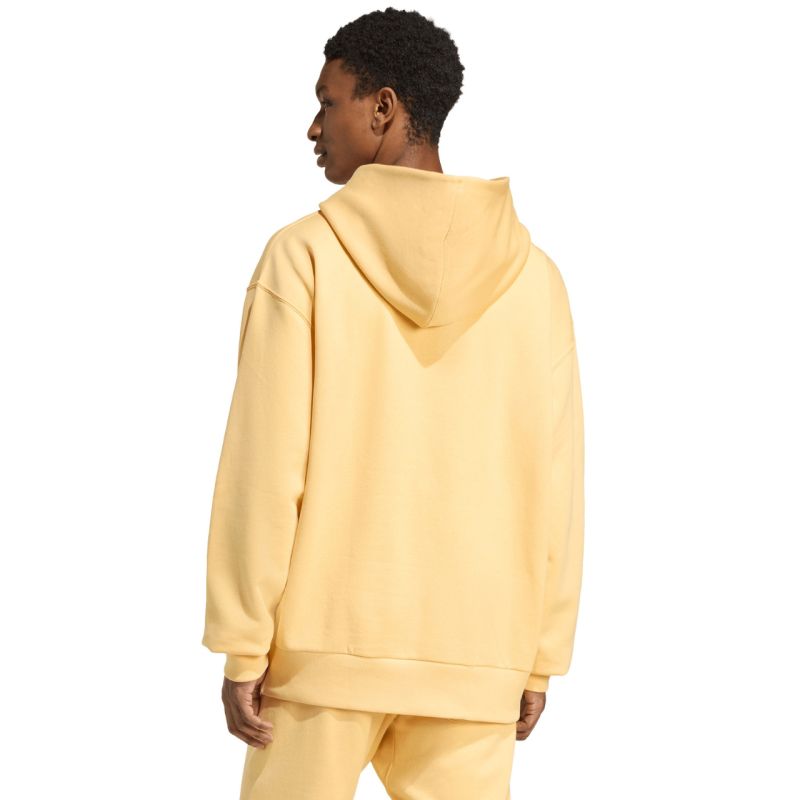 Men's adidas All Szn Fleece Hoodie Yellow KT3105 sárga kapucnis pulóver
