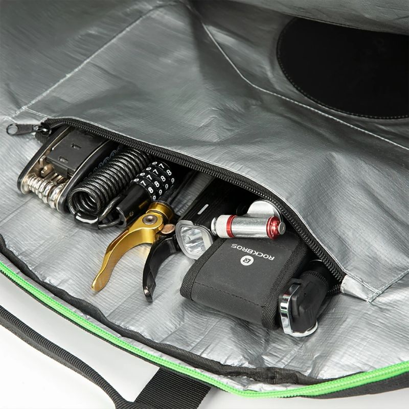 Rockbros D40 transport cover for ø74cm wheel - black fekete covers
