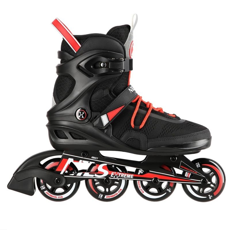 Rollerblades - NILS eXtreme NA14124, black, size fekete görkorcsolya