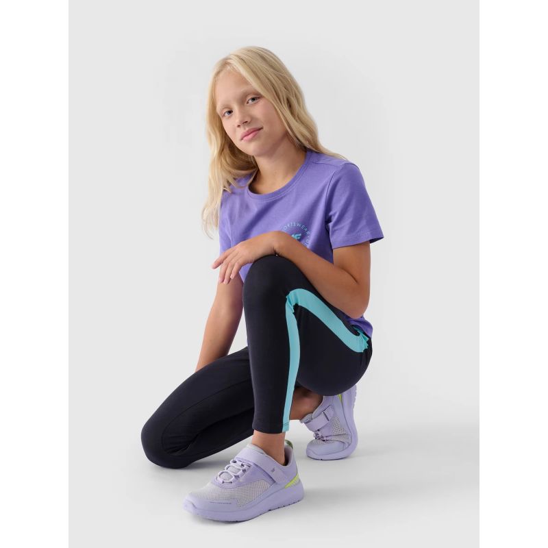 4f Girls' knitted leggings Junior 4FJWAW24TTIGF170-20S Kiegészítő