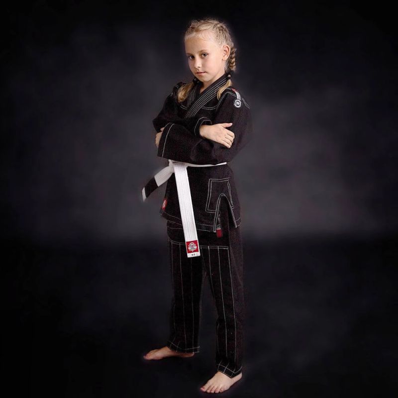 DBX Bushido BJJ Kimono / GI for Kids Black + FREE Belt - X-SERIES fekete kimonos, sachets, belts, bags