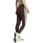 Adidas Women's Essentials 3-Stripes Brown 2xs leggings KS6286