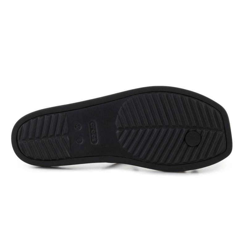 Crocs Miami Toe Loop Sandal In Black