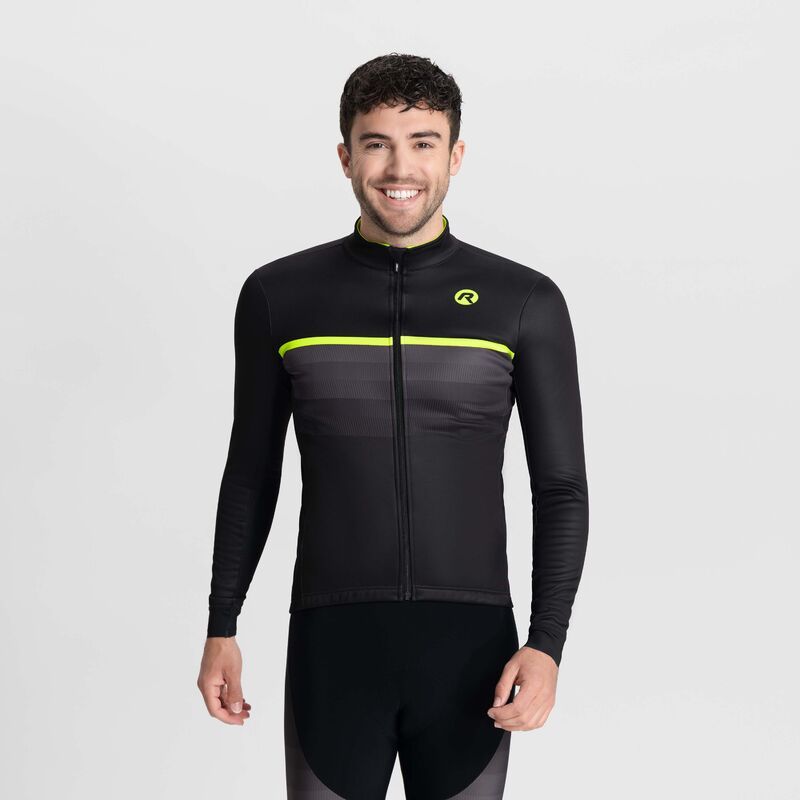 Rogelli HERO II winter black-fluorescent 3XL fekete dzseki