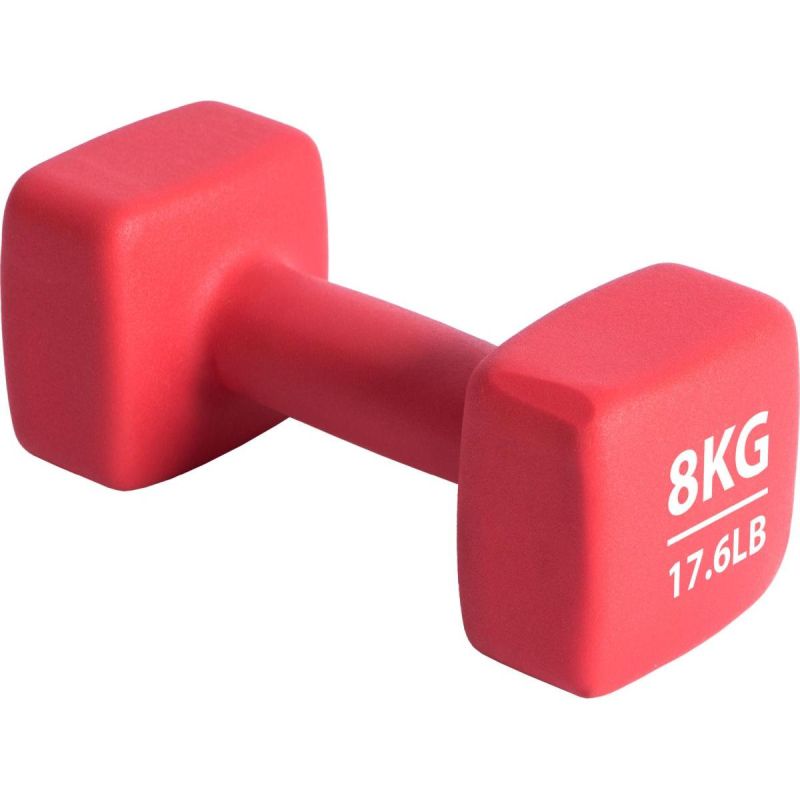 Pure 2 Improve NEOPRENE Dumbbell 8KG dumbbell, strength training equipment, training equipment