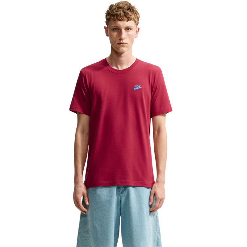 Nike Club Tee Men's T-Shirt piros póló AR4997608
