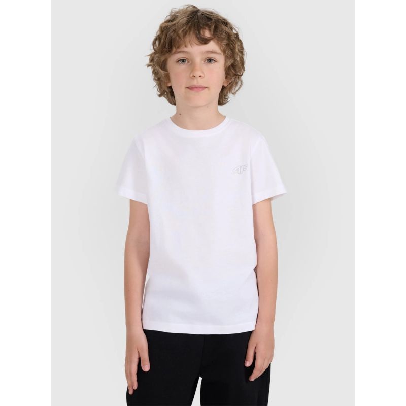 4f Regular plain T-shirt (SET OF 2) for children 4FJRAW25TTSHU3157-91S Ruházat