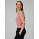 Women's slim ribbed knit top 4F