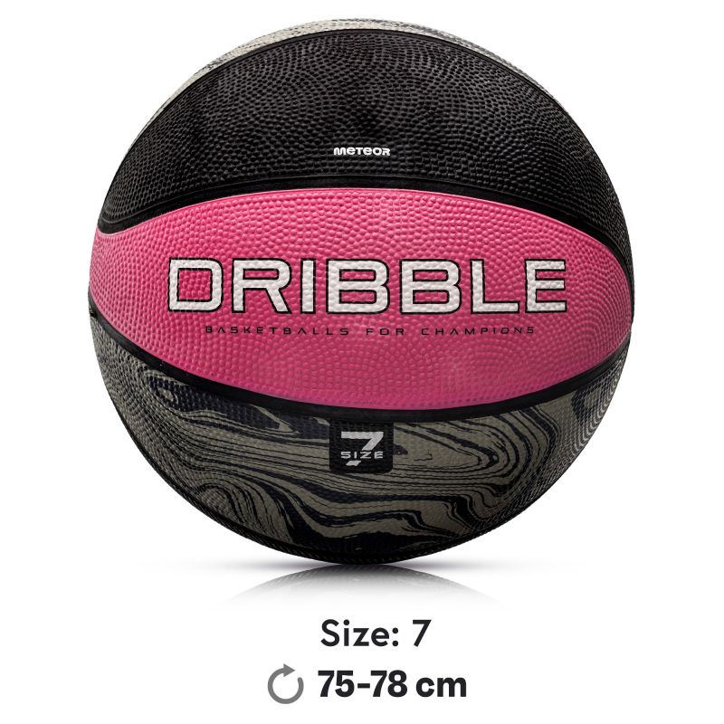Meteor Dribble Basketball Pink uniw labda