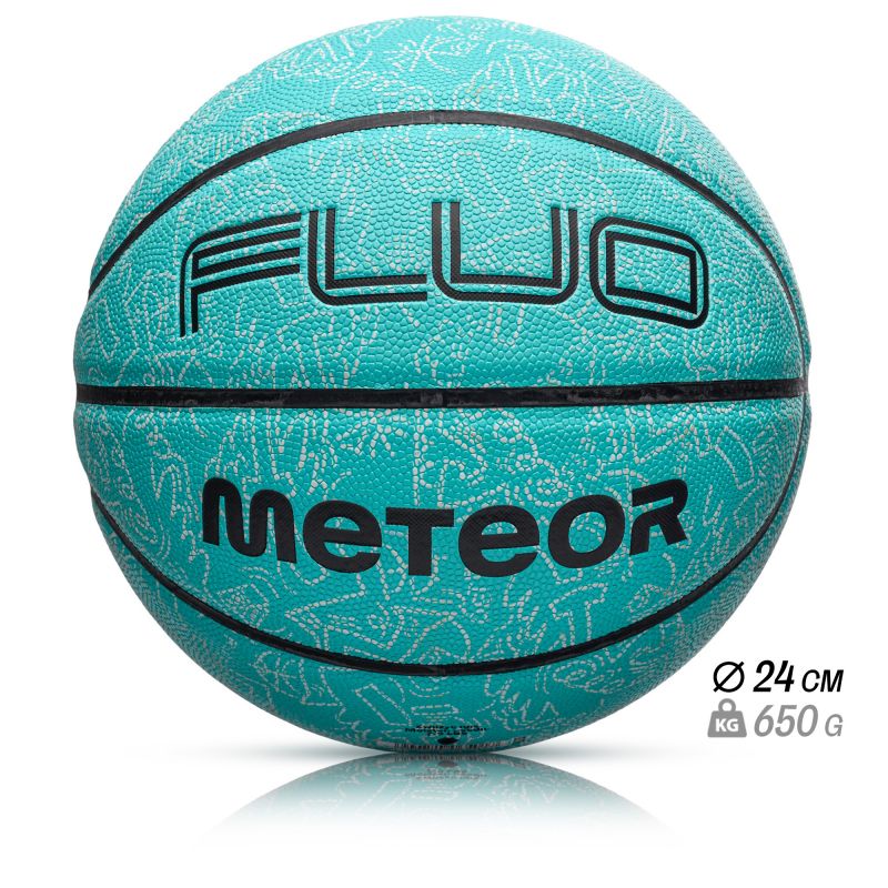 Meteor Fluo 7 Basketball uniw labda