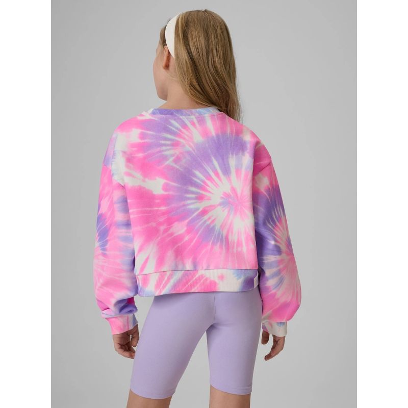 4F Girls' loose sweatshirt without hood 158/164 kapucnis pulóver 4FJRSS26TSWSF2935-90A