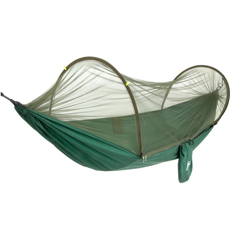 Royokamp 1031415 Hammock with Mosquito Net zöld kemping felszerelés