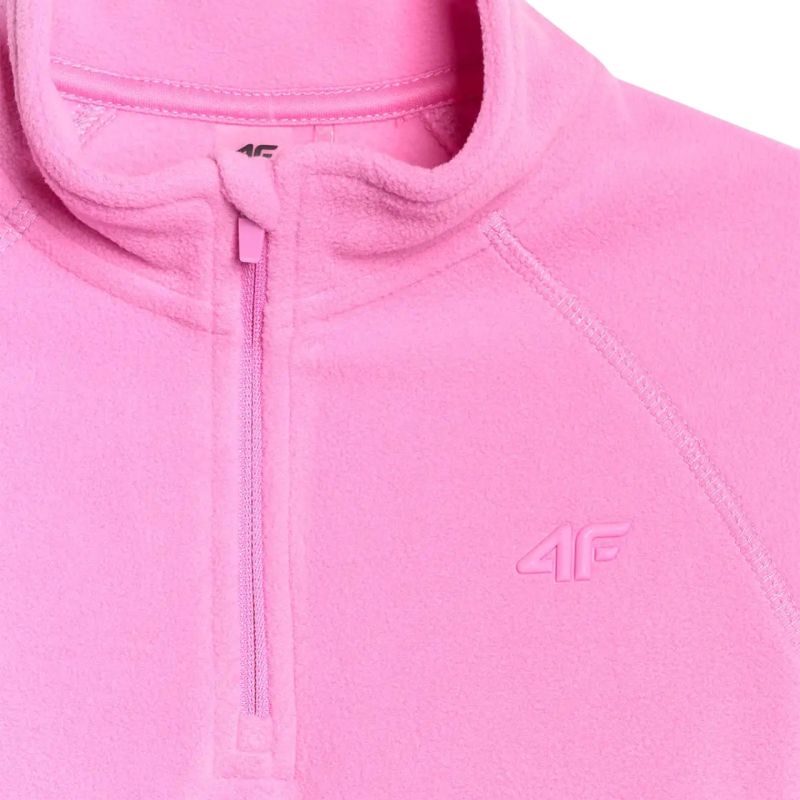 4f Fleece sweatshirt for girls F060 fuchsia 4FJWAW25UFLEF060 55S General