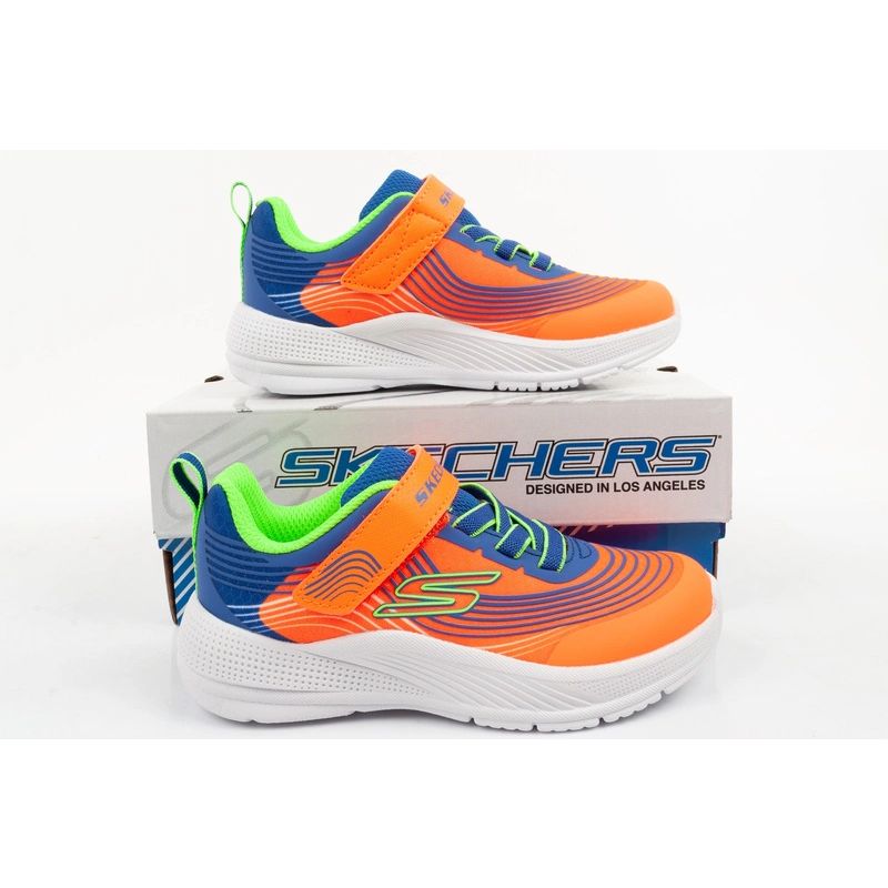 Skechers Microspec Advance Kids' Sneakers with Velcro utcai cipő 403926N/ORBL