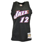 Mitchell & Ness NBA Utah Jazz John Stockton Swingman T-shirt - SMJYBW19107-UJABLCK98JST póló