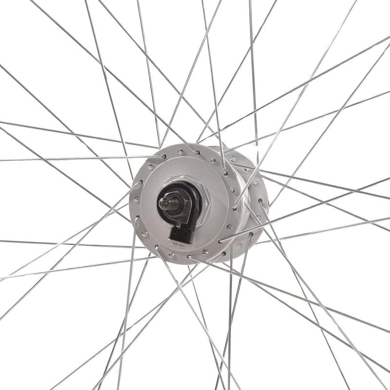 28 Inch Front Wheel With Shimano Hub Black Rim