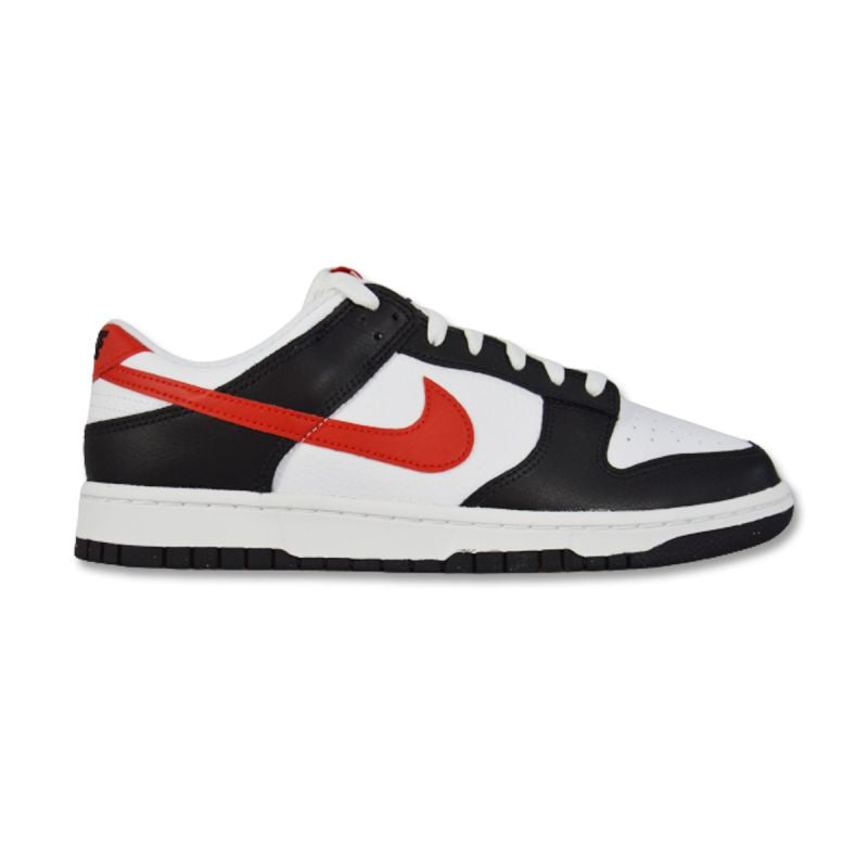 Nike Dunk Low Retro Men's Sneakers Black/White/ - FB3354-001 piros utcai cipő