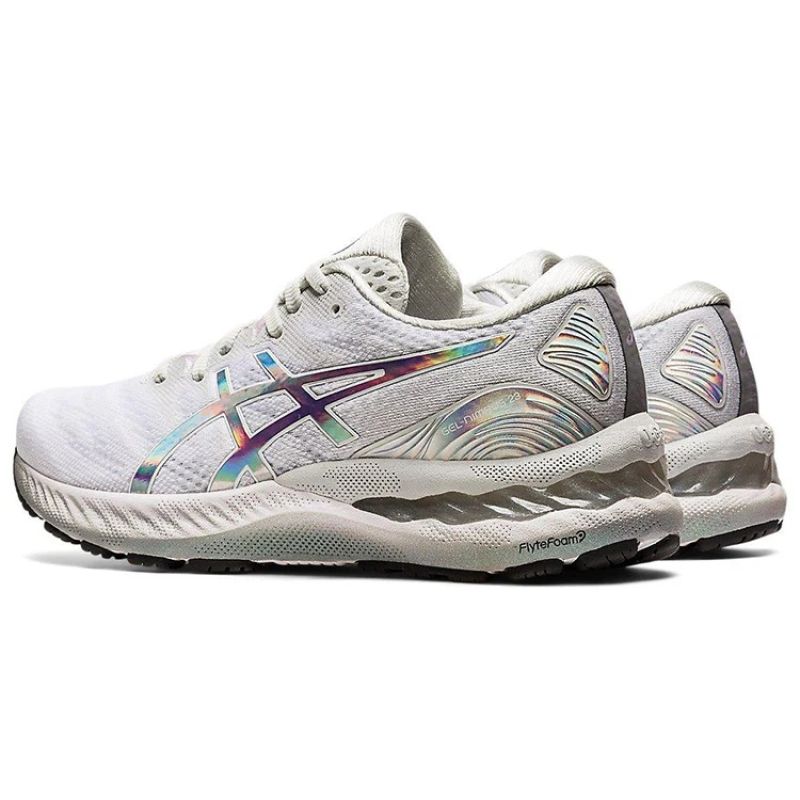 Asics Gel-Nimbus 23 Platinum Glacier Gray/White (1012b132-020) fehér futócipő