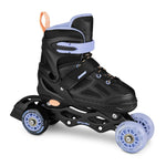 Spokey Quattro 4IN1 SPK-943428 inline skates size 30-33BK/VT Szabadidő kiegészítő