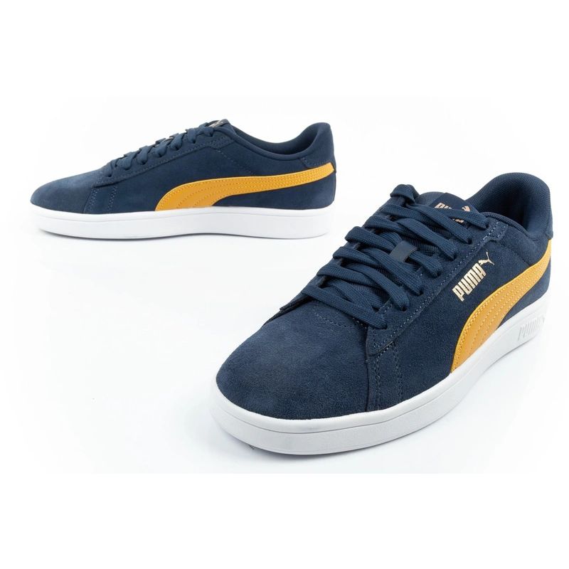Puma men's sports sneakers Smash 3.0 leather classic fashionable navy blue sötétkék utcai cipő