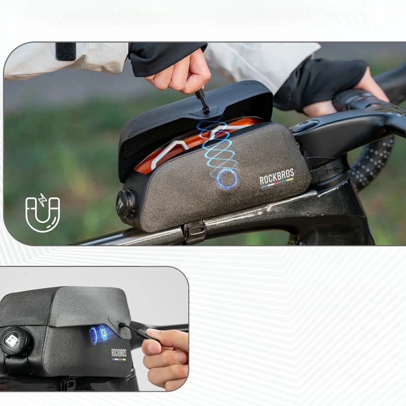 Rockbros AS-134 ROAD TO SKY 0.9L Frame Waterproof - Black 0.9 l táska