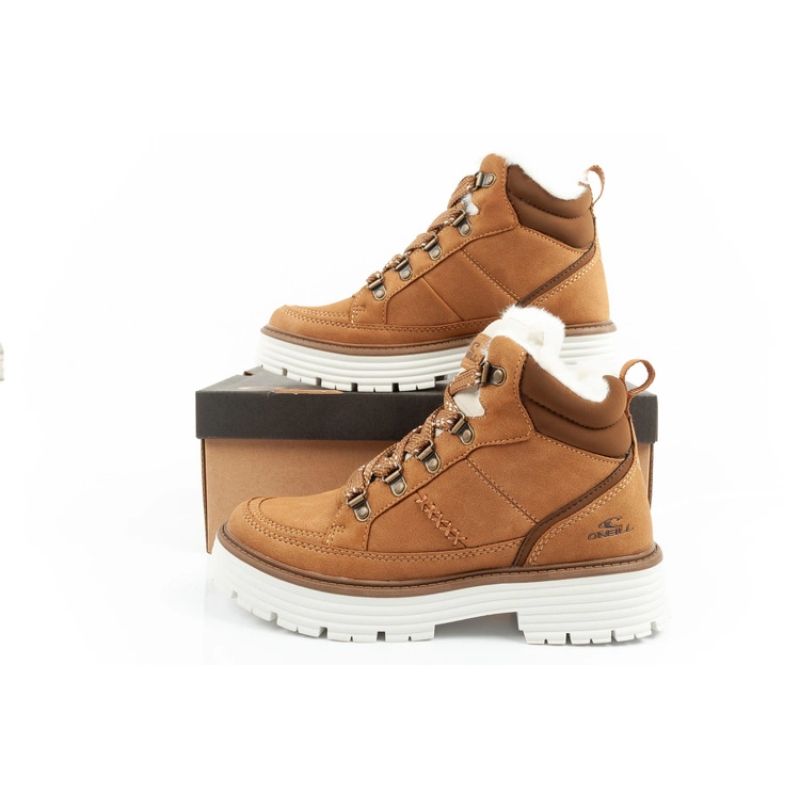 O'Neill winter boots women's hiking boots ankle boots insulated fashionable brown barna cipő