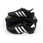 Adidas Women's Taekwondo Sports Shoes Black Leather Slip-On fekete zokni