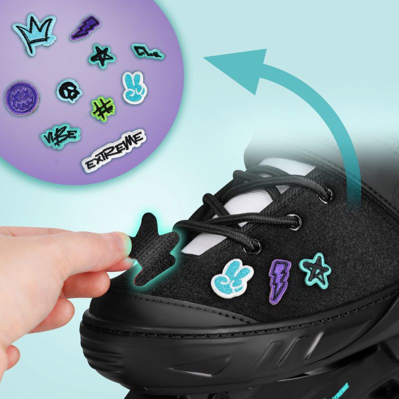 Na2053a Vibe Turquoise Roller Skates Size Xs(29-32) Nils Extreme türkiz görkorcsolya