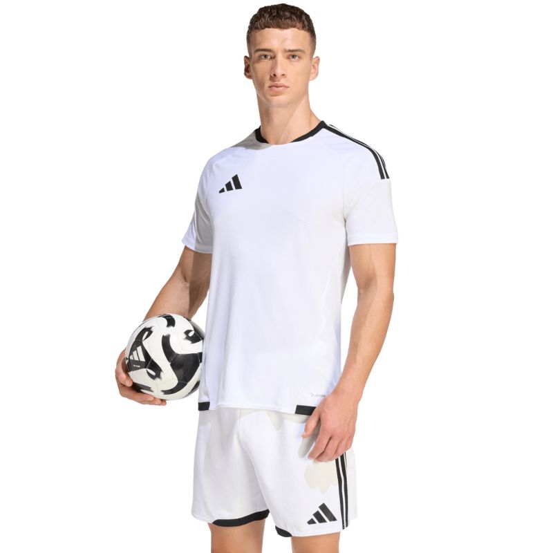 Men's adidas Tiro 26 Competition Match Jersey, white and black KA6167 fekete mez