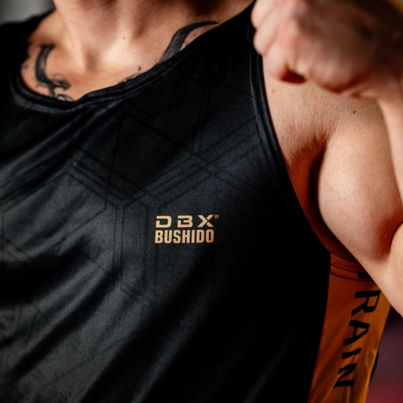DBX Bushido TankTop GOLD boxing ezüst póló