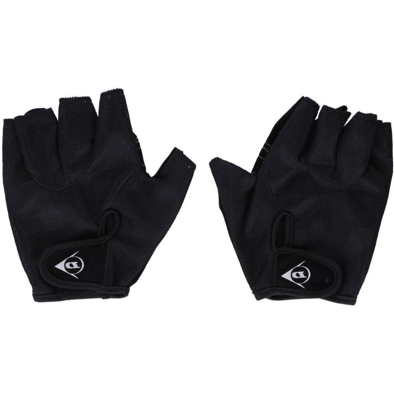 Dunlop Black Senior Cycling Gloves Rl fekete kesztyű GSP-1042367