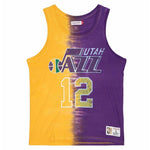 Mitchell & Ness NBA Utah Jazz John Stockton Tie Dye Cotton Tank - TTNK3206-UJAYYJSTYWPR atléta
