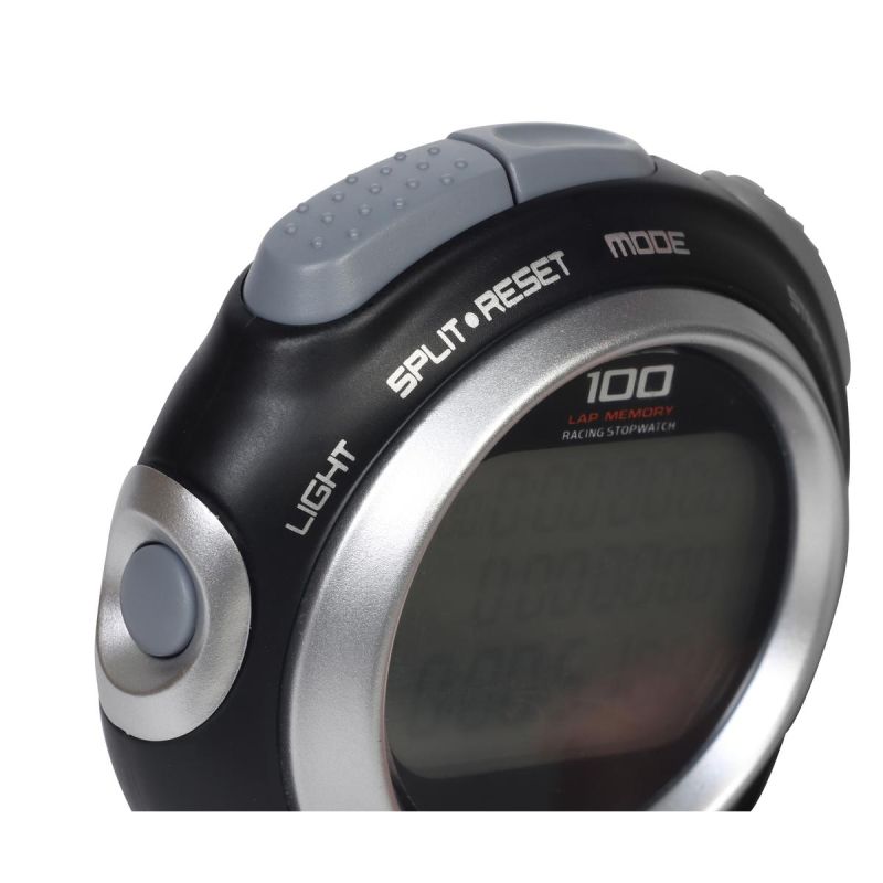 Enero Electronic Stopwatch 100 Times fekete for school, stopwatches