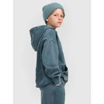 Boy's sweatshirt with hood, open, 4F 4FJRAW25TSWSM2344-46S